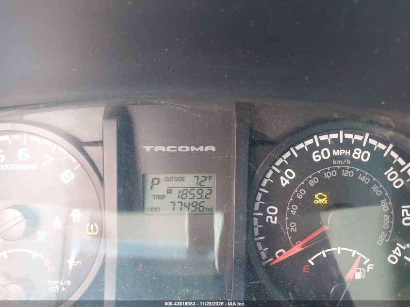 2016 Toyota Tacoma Sr VIN: 5TFRX5GN3GX060504 Lot: 43816083