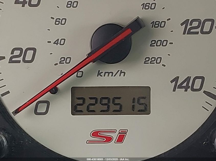 2003 Honda Civic Si VIN: SHHEP33503U406567 Lot: 43816089