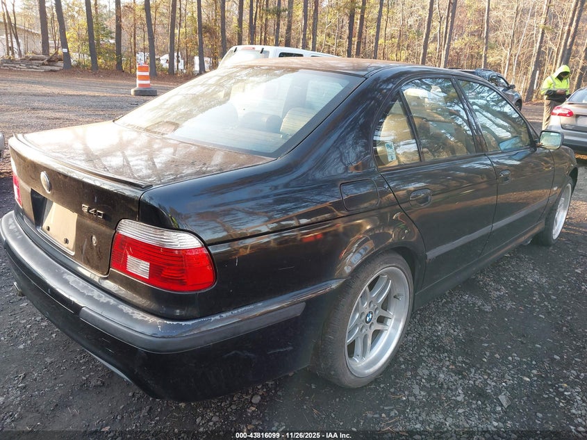 2003 BMW 540Ia VIN: WBADN63483GN88176 Lot: 43816099