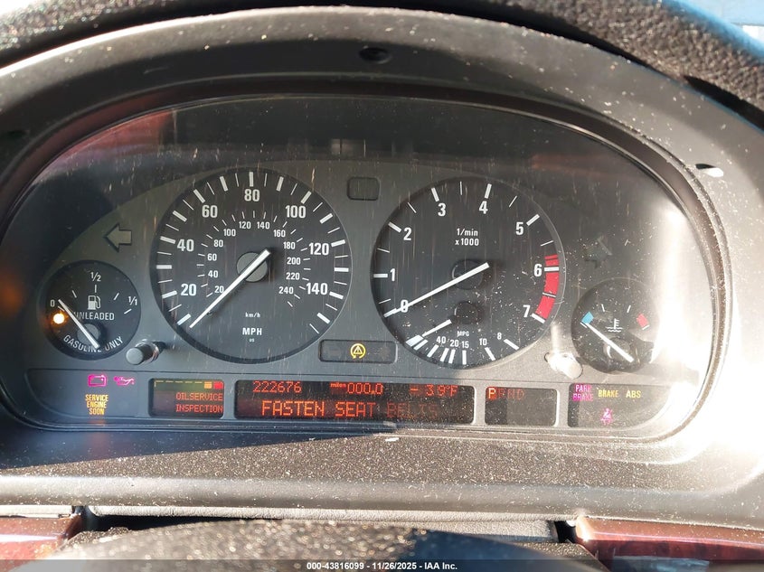 2003 BMW 540Ia VIN: WBADN63483GN88176 Lot: 43816099