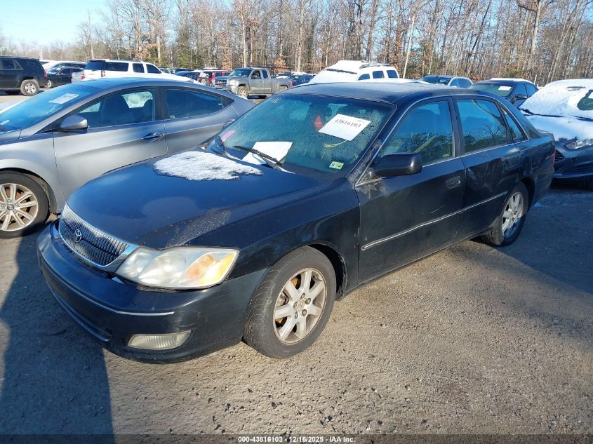 4T1BF28B1YU055436 2000 TOYOTA AVALON photo no. 2