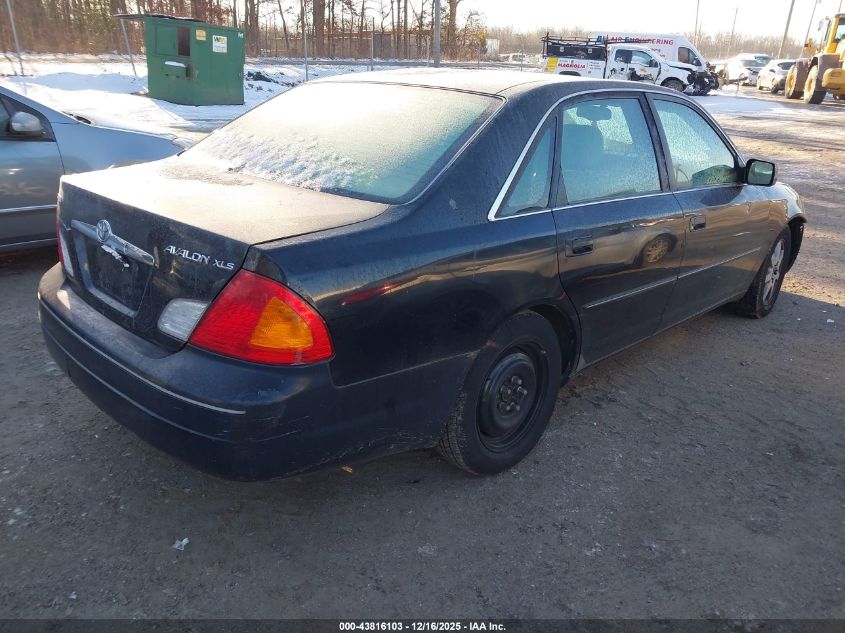 4T1BF28B1YU055436 2000 TOYOTA AVALON photo no. 4
