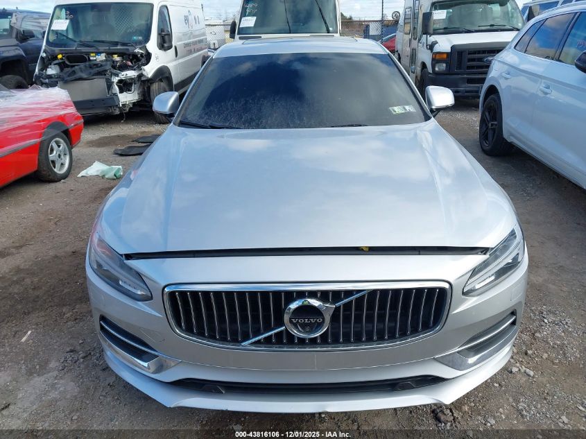 2018 Volvo S90 T6 Inscription VIN: LVY992ML3JP021326 Lot: 43816106