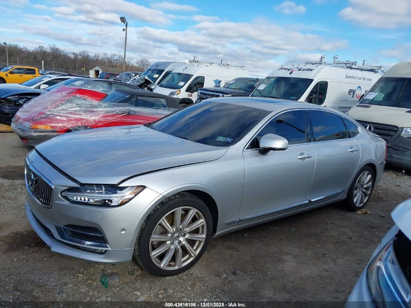 2018 Volvo S90 T6 Inscription VIN: LVY992ML3JP021326 Lot: 43816106
