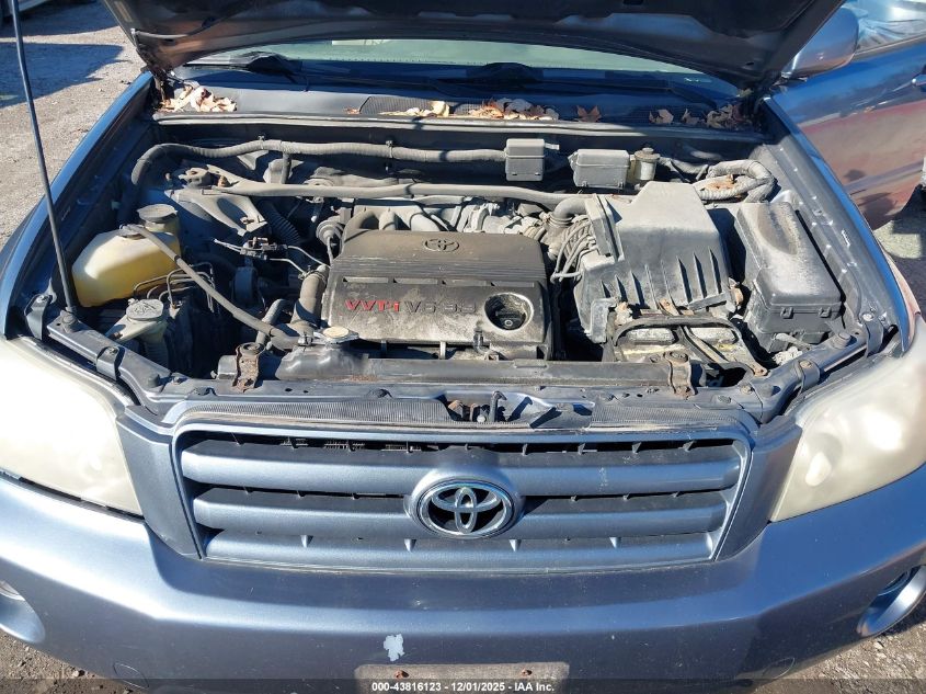 2004 Toyota Highlander Limited V6 VIN: JTEEP21A240035208 Lot: 43816123