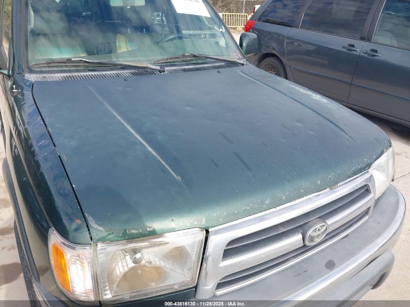 2000 Toyota 4Runner Sr5 V6 VIN: JT3GN86R2Y0175726 Lot: 43816130