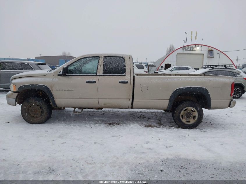 2003 Dodge Ram 2500 Slt/Laramie/St VIN: 1D7KU28D63J607296 Lot: 43816207