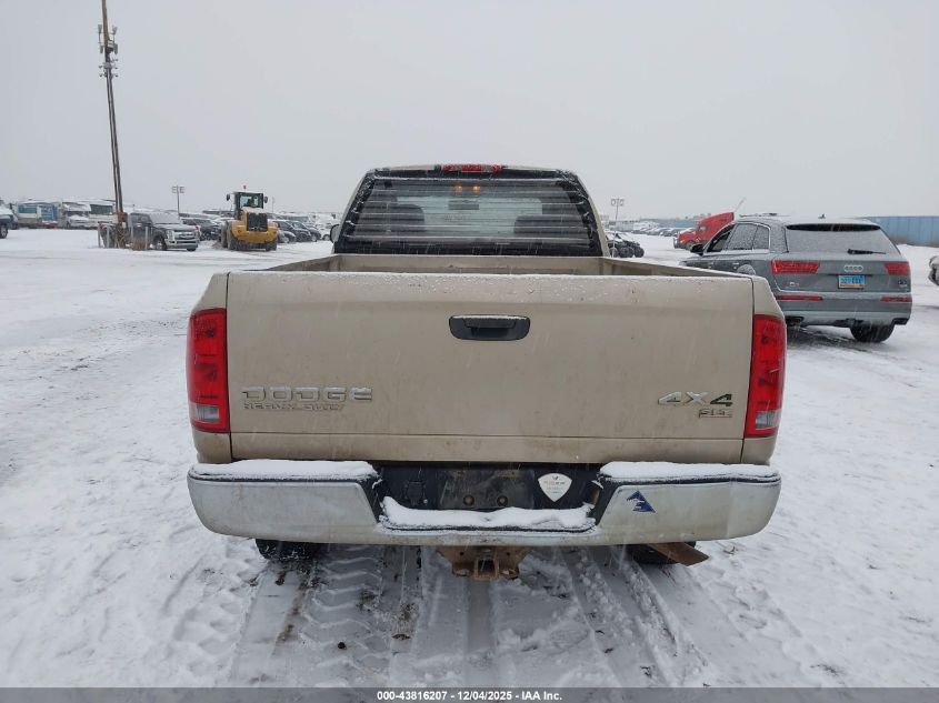 2003 Dodge Ram 2500 Slt/Laramie/St VIN: 1D7KU28D63J607296 Lot: 43816207