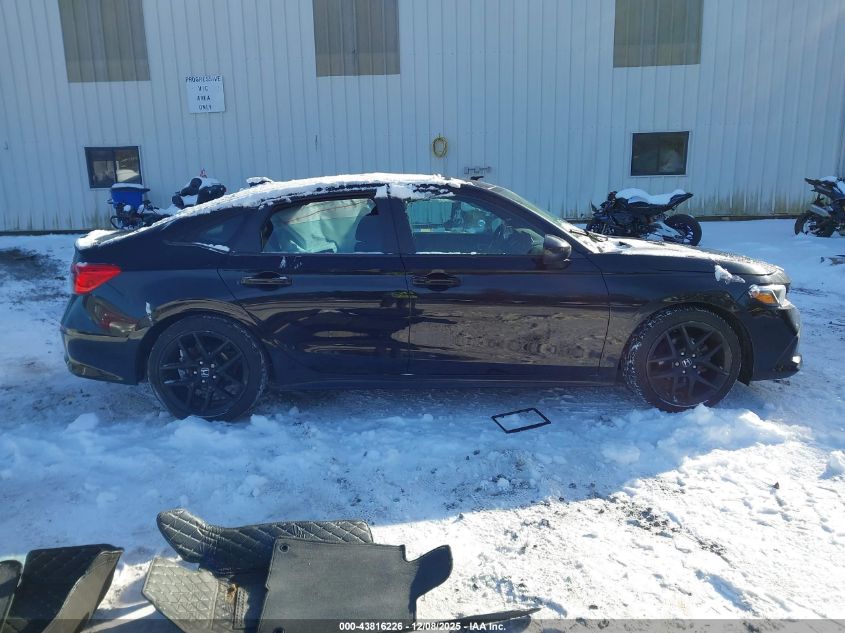 2022 Honda Civic Sport VIN: 2HGFE2F58NH514273 Lot: 43816226