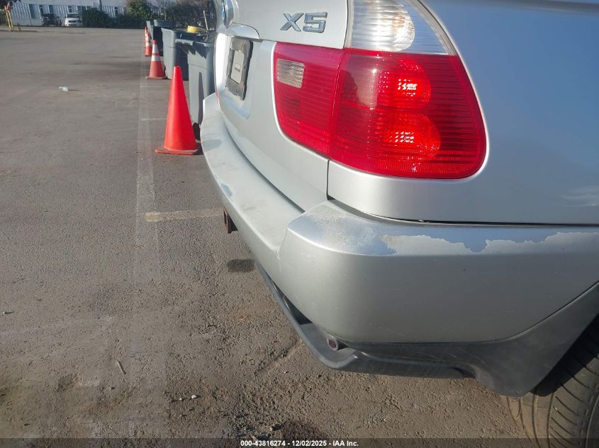 2004 BMW X5 4.4I VIN: 5UXFB53594LV04493 Lot: 43816274