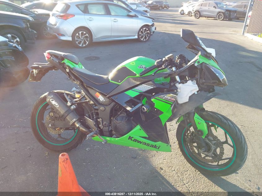 2013 Kawasaki Ex300 B VIN: JKAEX8B15DDA00447 Lot: 43816287