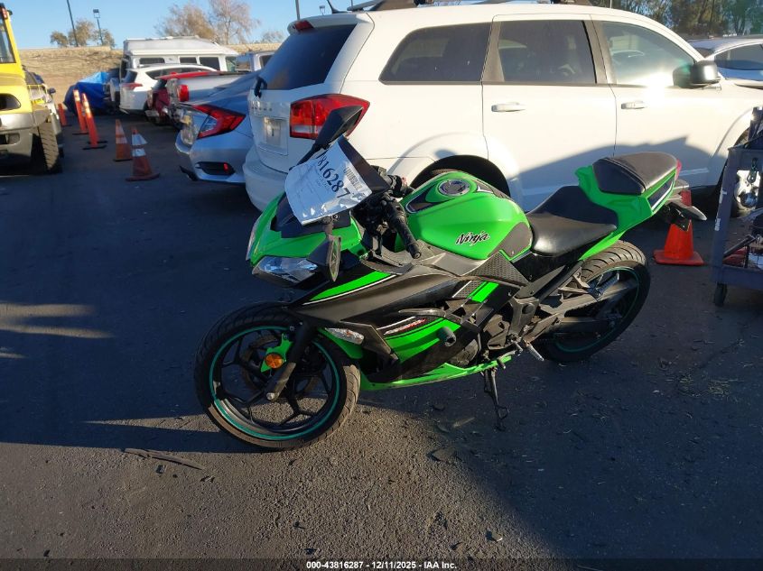 2013 Kawasaki Ex300 B VIN: JKAEX8B15DDA00447 Lot: 43816287