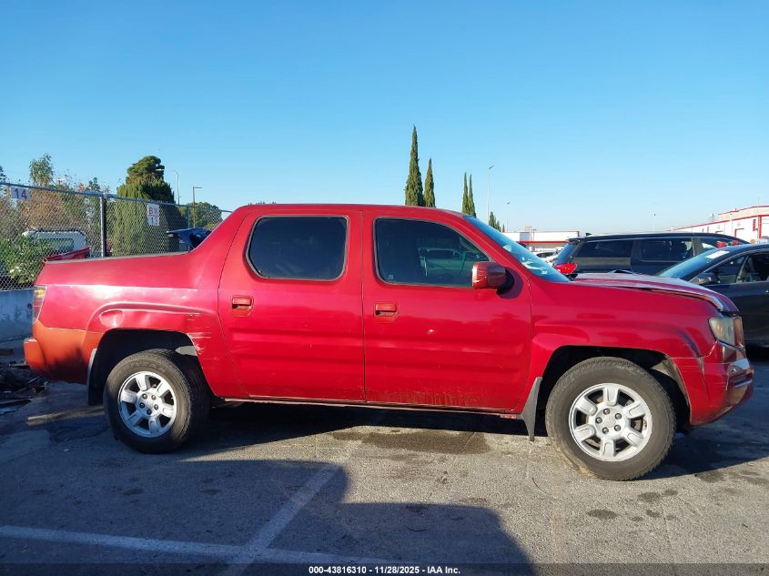 2006 Honda Ridgeline Rtl VIN: 2HJYK165X6H545175 Lot: 43816310