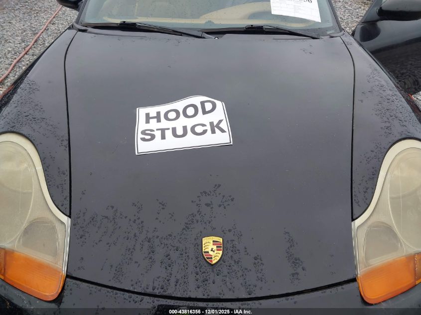 2002 Porsche Boxster VIN: WP0CA29852U622278 Lot: 43816356