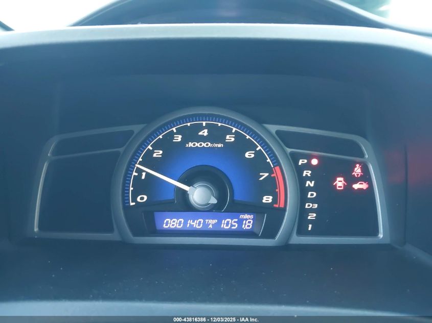 2008 Honda Civic Ex-L VIN: 2HGFG12998H552614 Lot: 43816386