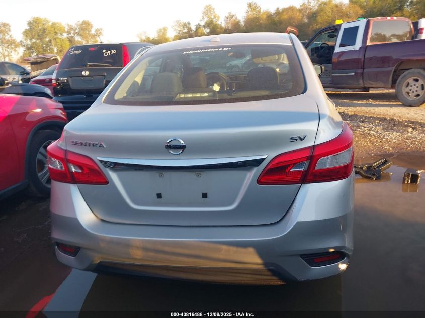 2019 Nissan Sentra Sv VIN: 3N1AB7AP6KY416391 Lot: 43816488