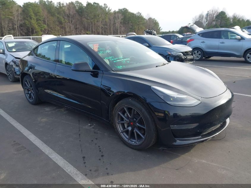 TESLA MODEL 3 STANDARD RANGE PLUS REAR-WHEEL DRIVE