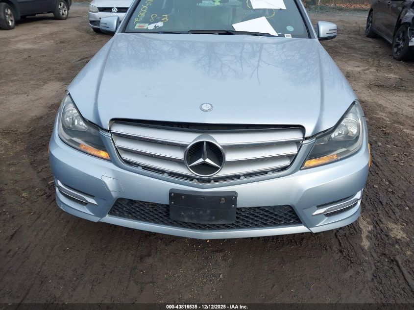 2013 Mercedes-Benz C 250 Sport VIN: WDDGF4HB2DA793222 Lot: 43816535