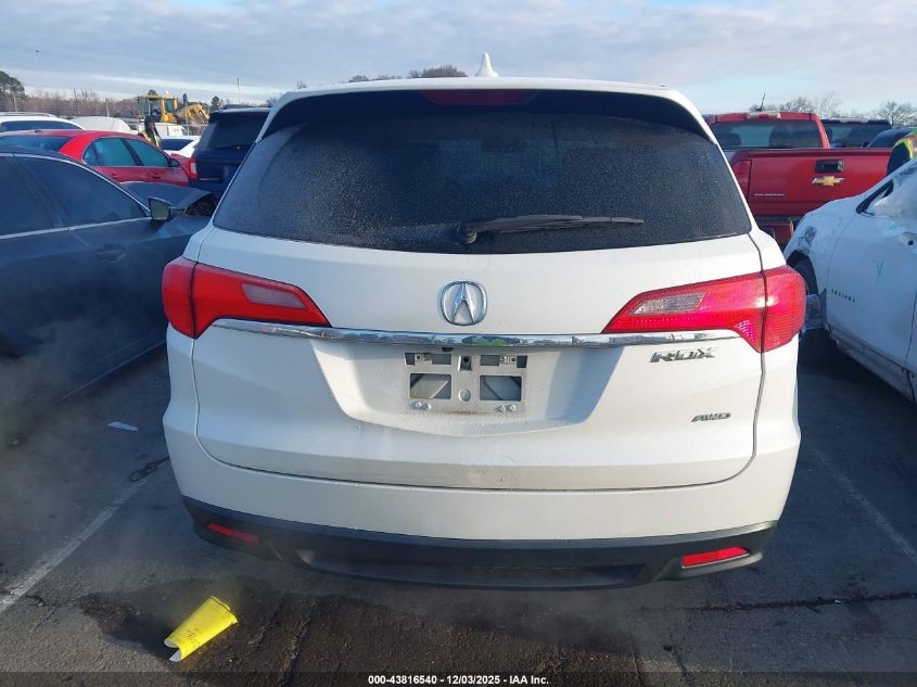 2013 Acura Rdx VIN: 5J8TB4H50DL002822 Lot: 43816540