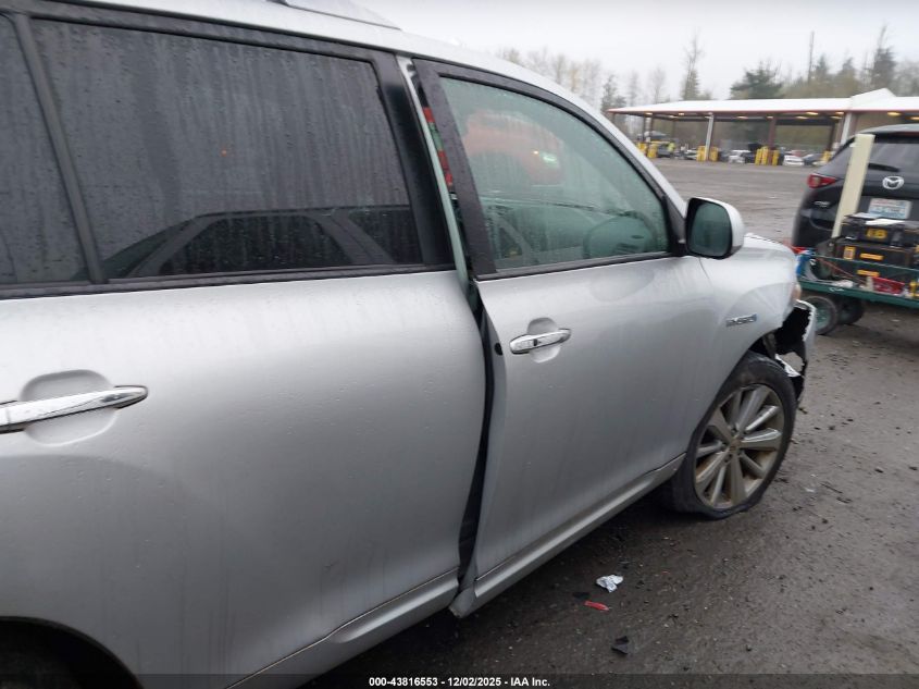 2008 Toyota Highlander Hybrid Limited VIN: JTEEW44A982021214 Lot: 43816553
