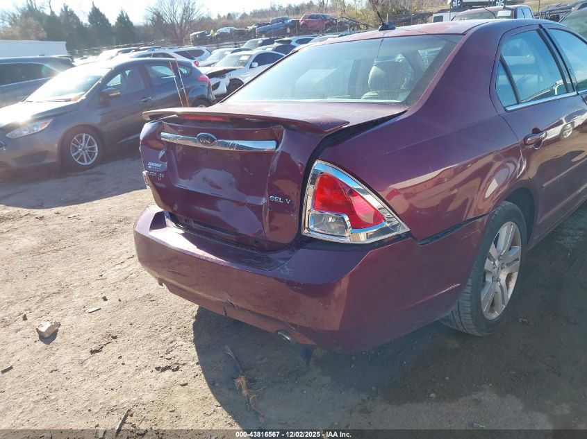 2007 Ford Fusion Sel VIN: 3FAHP08107R158026 Lot: 43816567