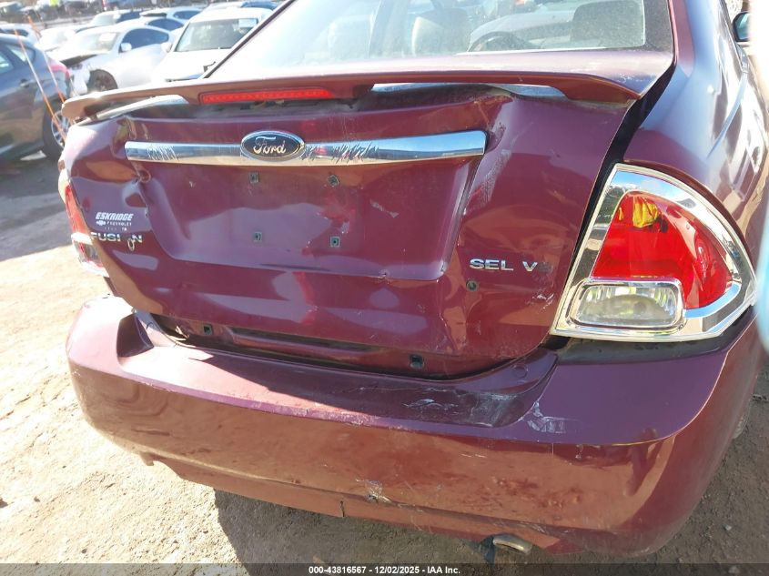 2007 Ford Fusion Sel VIN: 3FAHP08107R158026 Lot: 43816567
