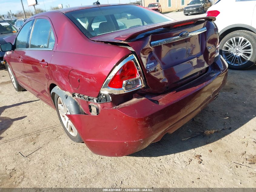 2007 Ford Fusion Sel VIN: 3FAHP08107R158026 Lot: 43816567