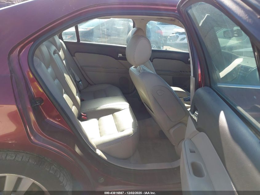 2007 Ford Fusion Sel VIN: 3FAHP08107R158026 Lot: 43816567