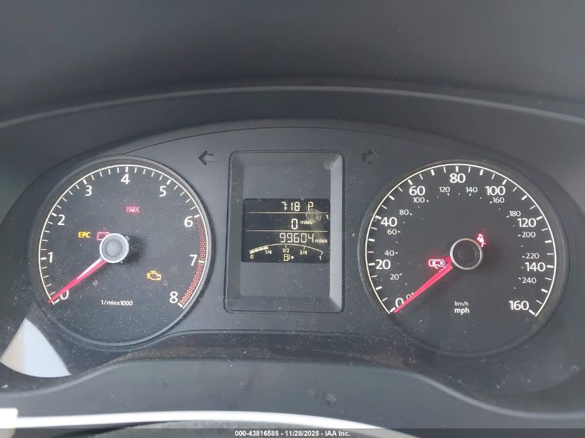 2014 Volkswagen Jetta 2.0L S VIN: 3VW2K7AJ4EM310463 Lot: 43816585