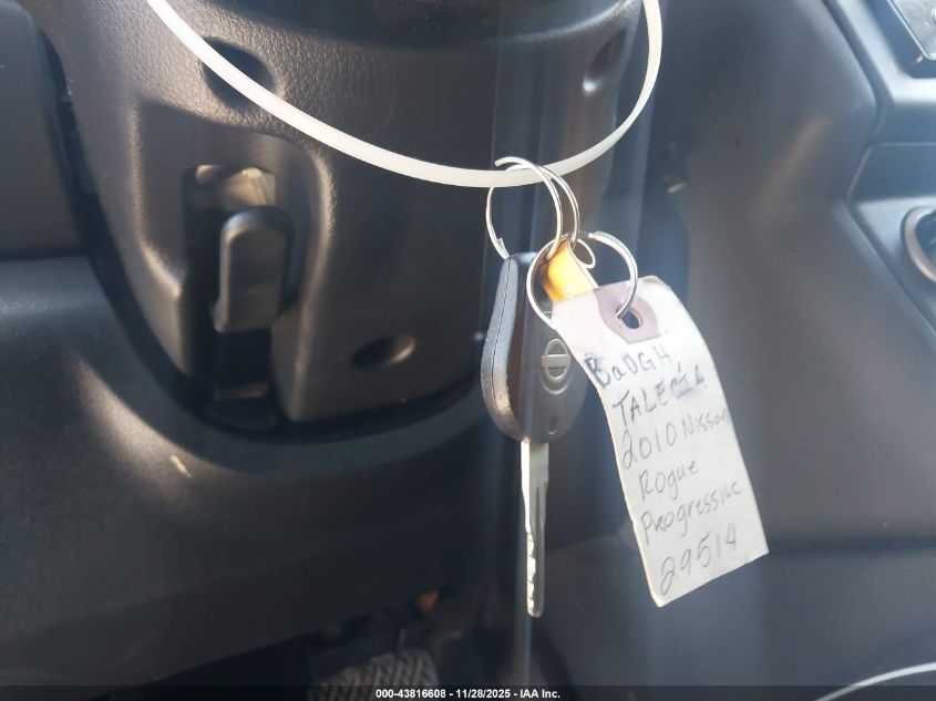 2010 Nissan Rogue S VIN: JN8AS5MV4AW101191 Lot: 43816608