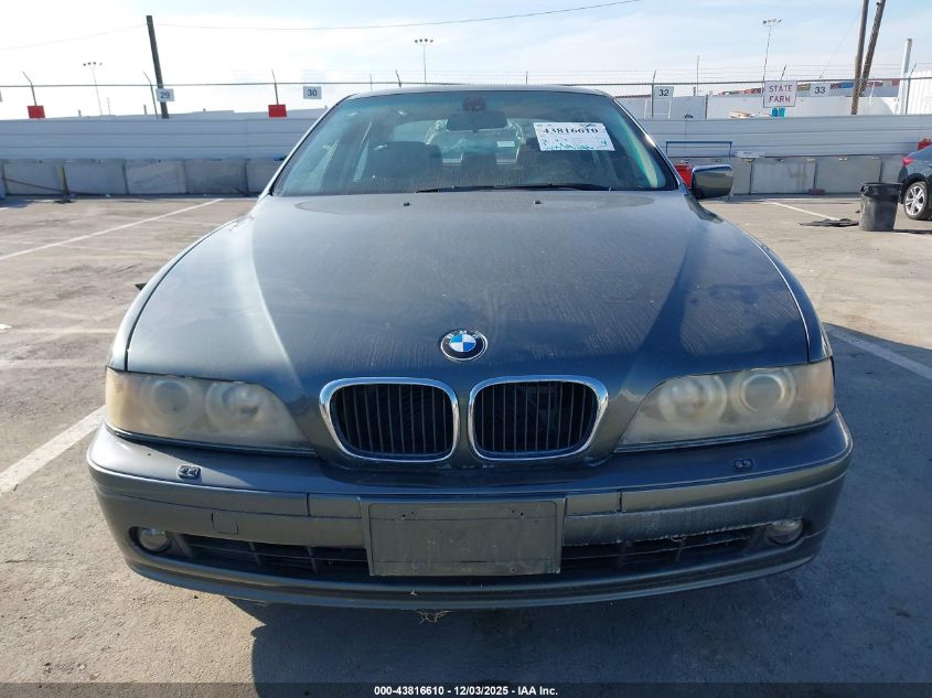 2003 BMW 530Ia VIN: WBADT634X3CK40439 Lot: 43816610