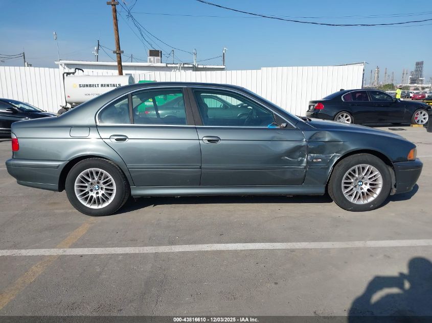 2003 BMW 530Ia VIN: WBADT634X3CK40439 Lot: 43816610
