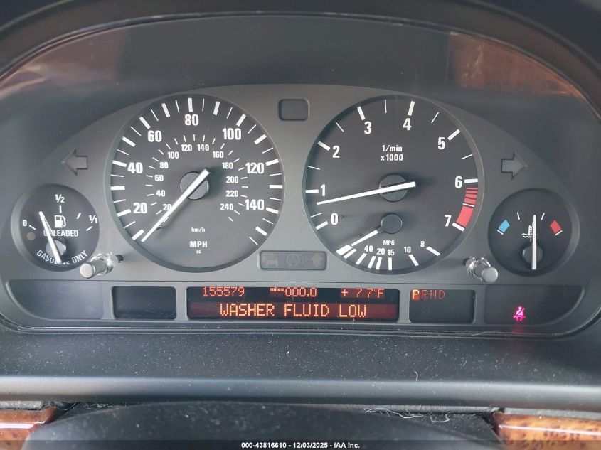 2003 BMW 530Ia VIN: WBADT634X3CK40439 Lot: 43816610