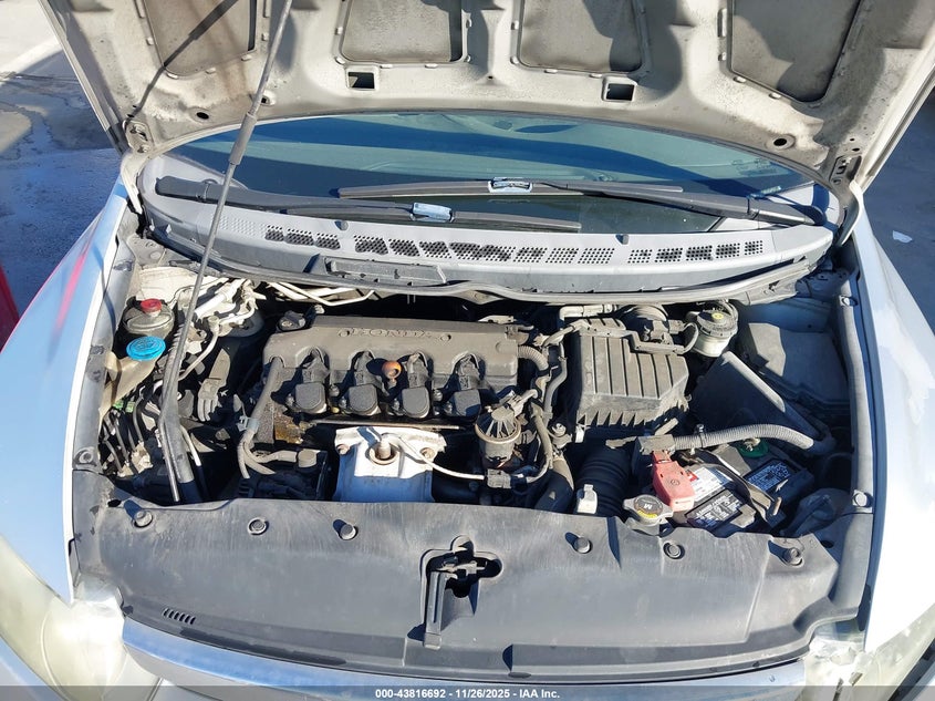 2008 Honda Civic Lx VIN: 2HGFA165X8H344931 Lot: 43816692