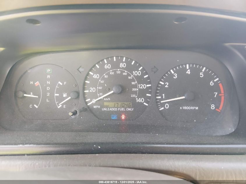 1997 Toyota Camry Le VIN: JT2BG22KXV0066604 Lot: 43816719