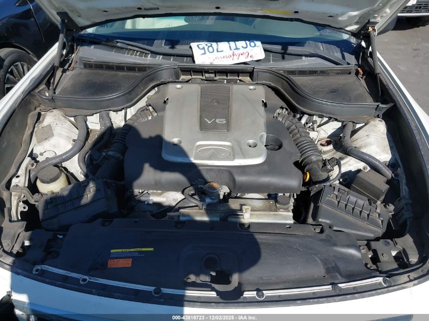 2011 Infiniti G25 Journey VIN: JN1DV6AP3BM830357 Lot: 43816723