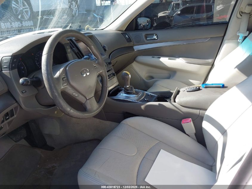 2011 Infiniti G25 Journey VIN: JN1DV6AP3BM830357 Lot: 43816723