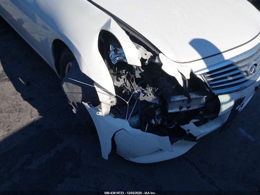 2011 Infiniti G25 Journey VIN: JN1DV6AP3BM830357 Lot: 43816723