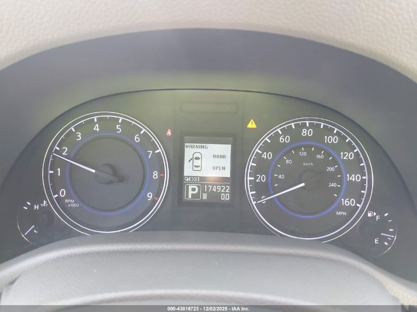 2011 Infiniti G25 Journey VIN: JN1DV6AP3BM830357 Lot: 43816723