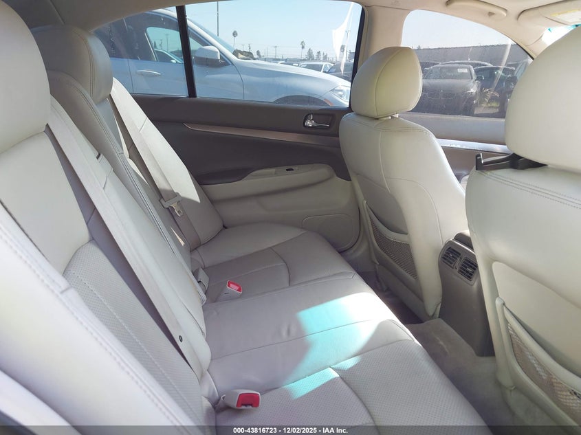 2011 Infiniti G25 Journey VIN: JN1DV6AP3BM830357 Lot: 43816723