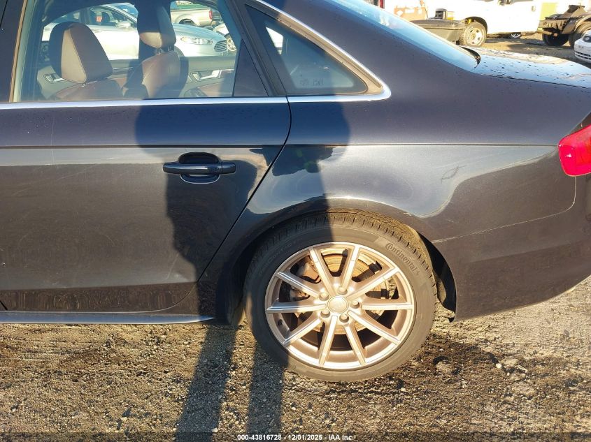 2014 Audi A4 2.0T Premium VIN: WAUFFAFL7EN025906 Lot: 43816728