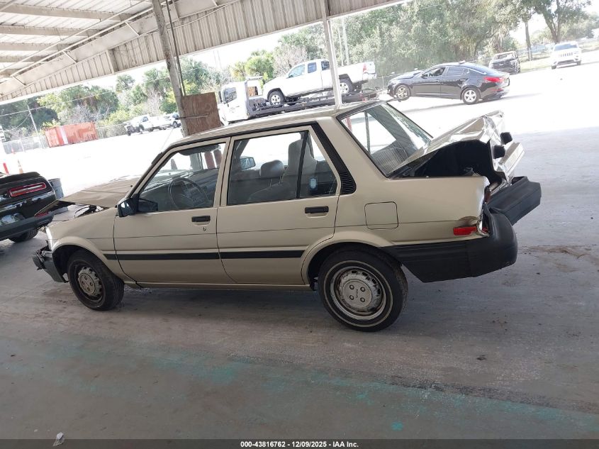 1987 Toyota Corolla Dlx VIN: JT2AE82EXH3534025 Lot: 43816762