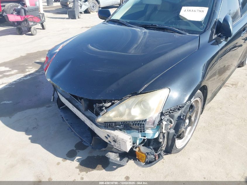 2007 Lexus Is 250 VIN: JTHBK262X72057195 Lot: 43816788