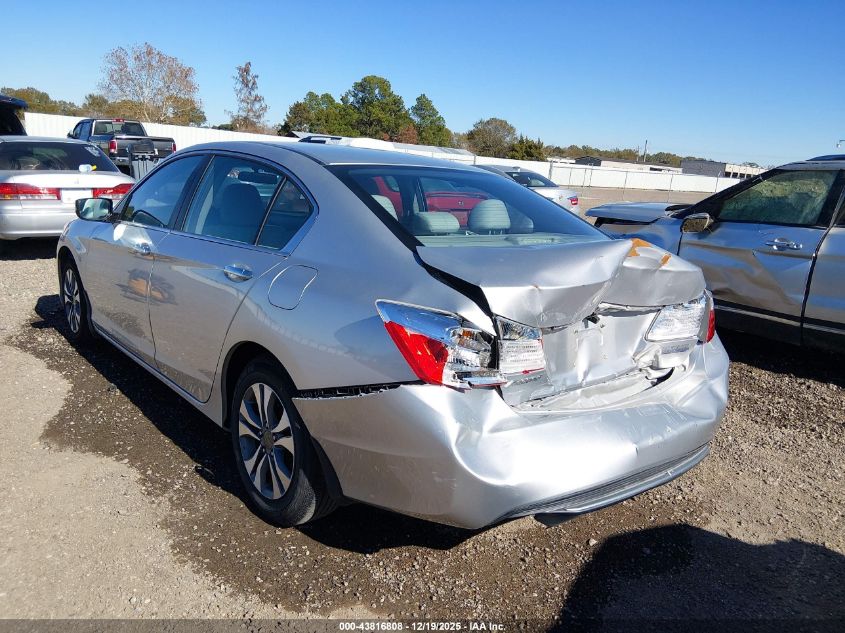 2014 Honda Accord Lx VIN: 1HGCR2F39EA142821 Lot: 43816808