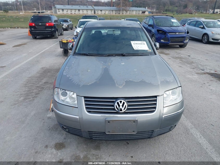 2002 Volkswagen Passat Gls VIN: WVWPD63B82P365524 Lot: 43816830