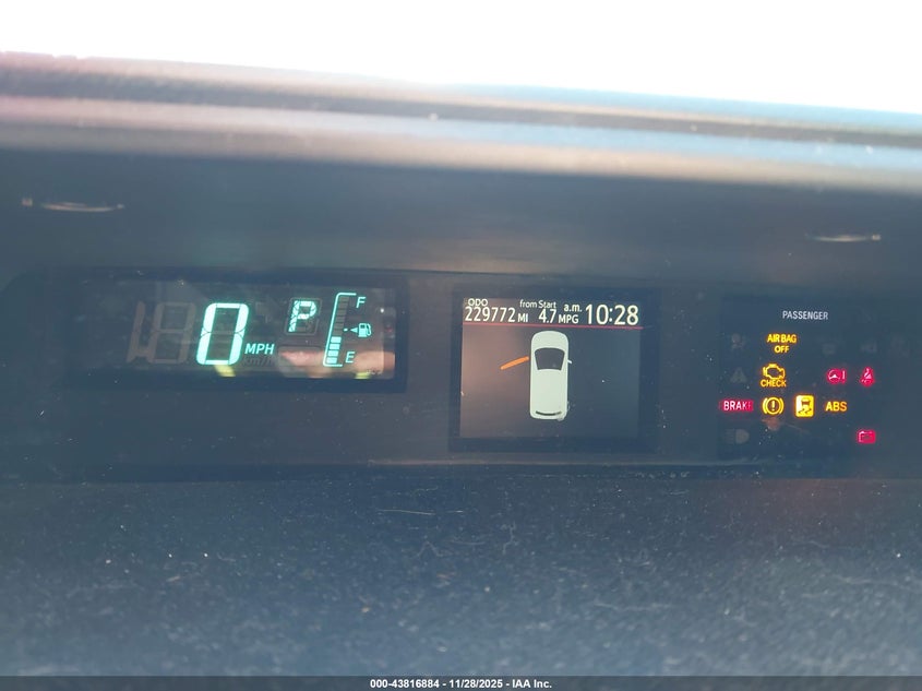 2012 Toyota Prius C One VIN: JTDKDTB38C1511735 Lot: 43816884