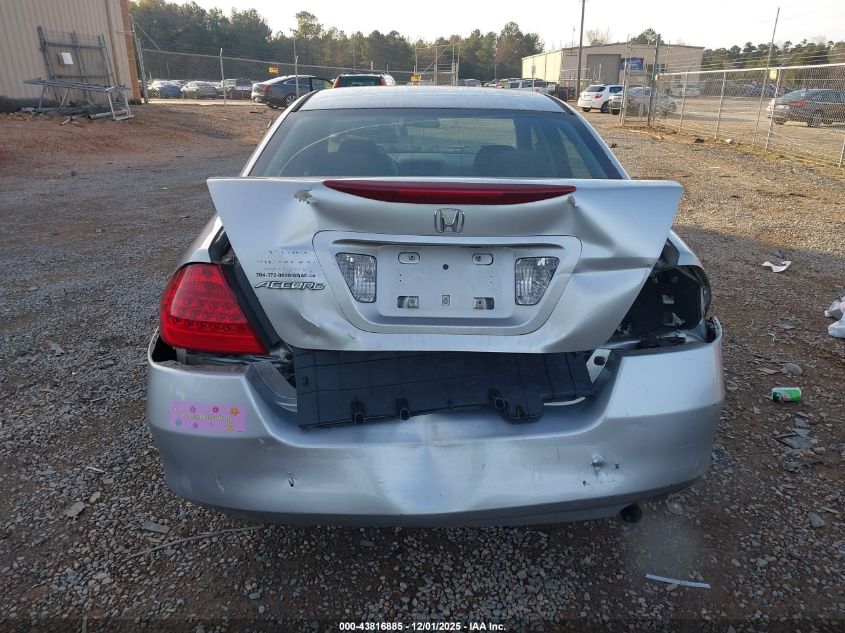 2006 Honda Accord 2.4 Lx VIN: 1HGCM56436A150830 Lot: 43816885