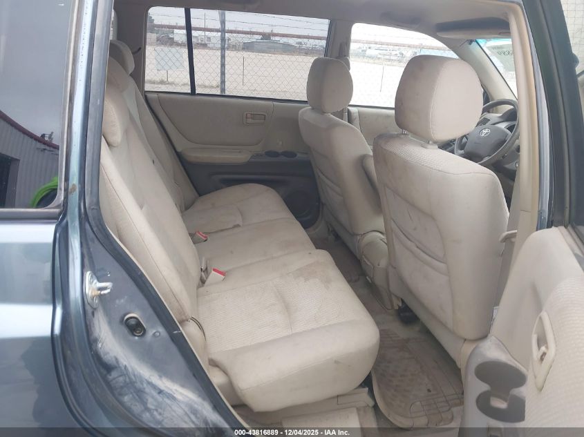 2006 Toyota Highlander V6 VIN: JTEDP21A360112635 Lot: 43816889