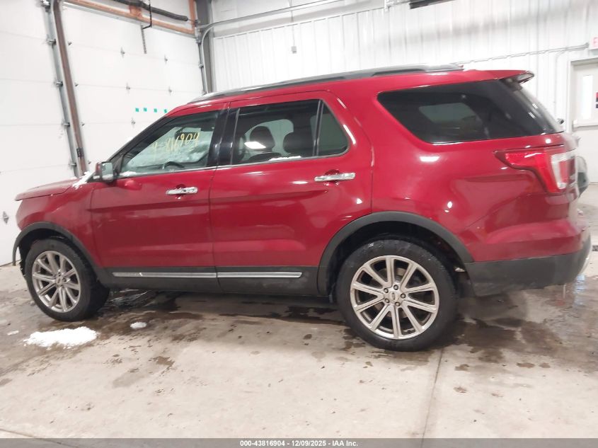 2017 Ford Explorer Limited VIN: 1FM5K8F80HGC38795 Lot: 43816904