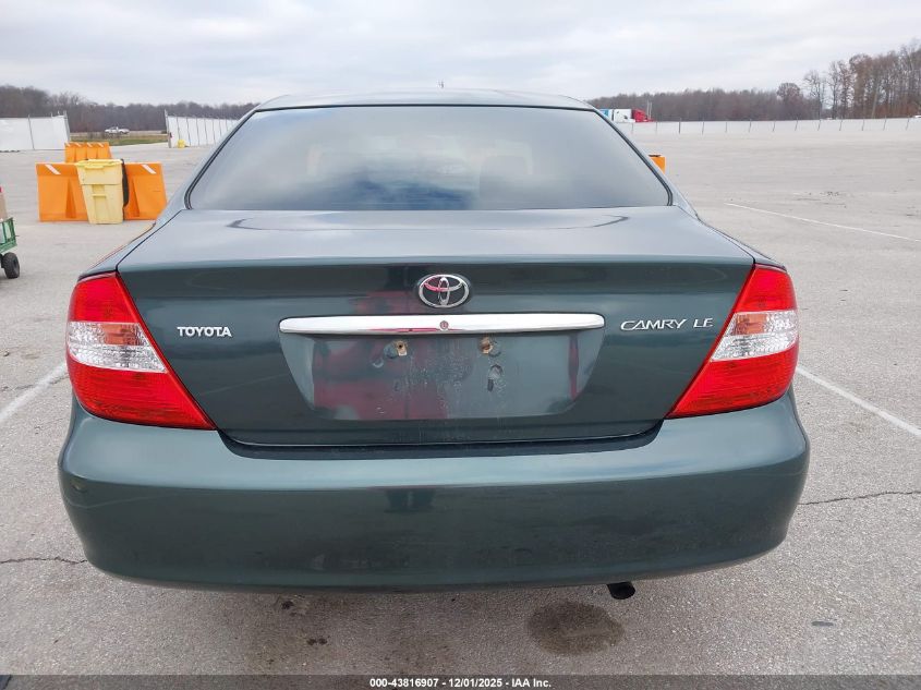 2003 Toyota Camry Le VIN: 4T1BE32K23U764158 Lot: 43816907
